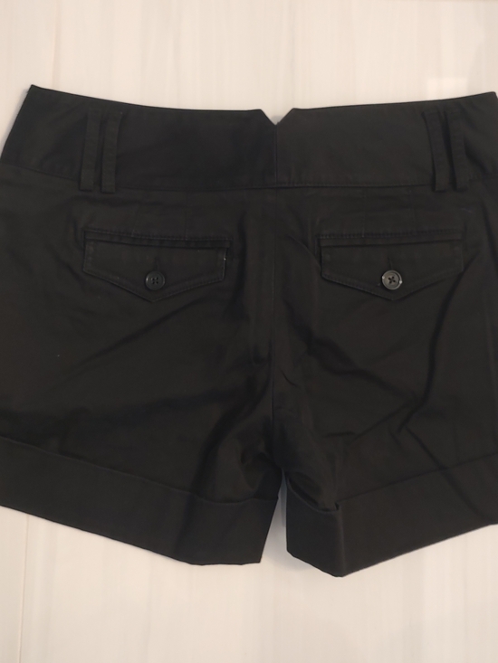 Express Pants - Express Black Tailored Cuffed Shorts